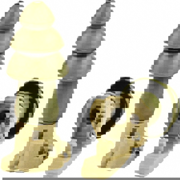 Earplug: 24dB, Rubber, Flanged, Push-In Stem, Corded